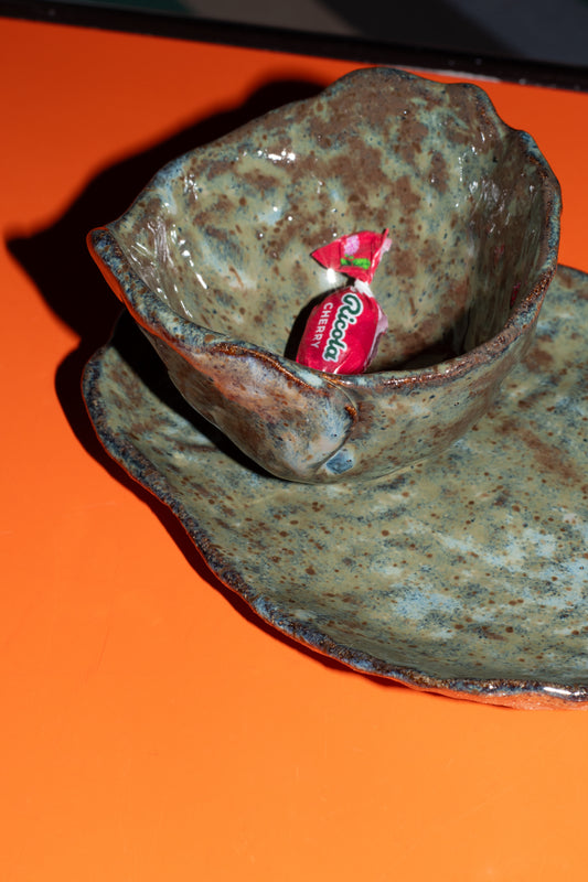 Cowboy Denim Side Table Set