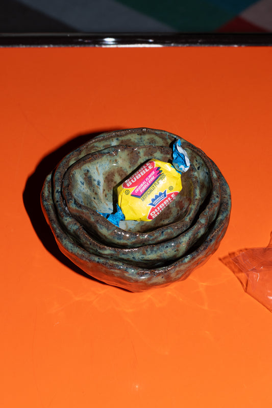 Cowboy Denim Teeny Stacking Bowls
